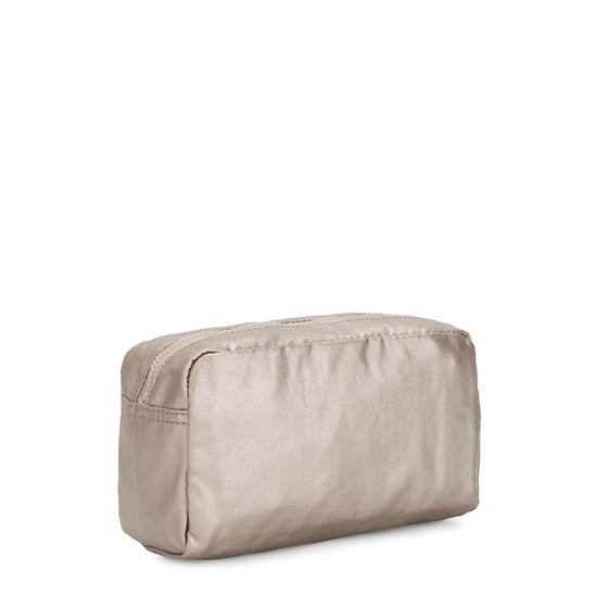 Kipling Gleam Metallic Pouch Väska Beige | SE 1083UZ